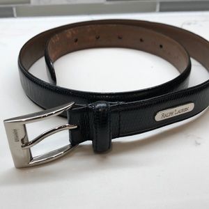 Ralph Lauren Black Leather belt